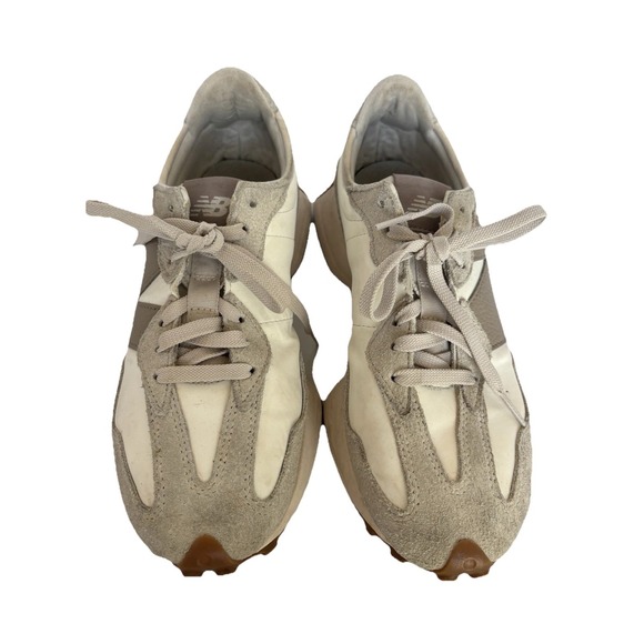 New Balance 327 Sneaker Shoe US 10W/8.5M Khaki Cream Running Athleisure Active - Picture 4 of 10